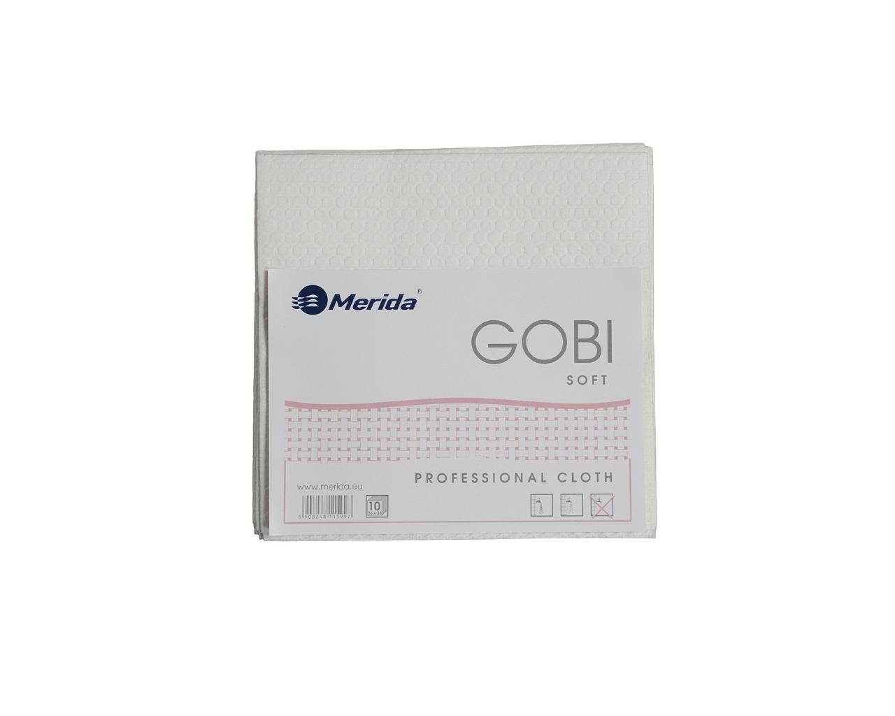 MS028 Белые салфетки GOBI SOFT, упаковка 10 шт. Merida 