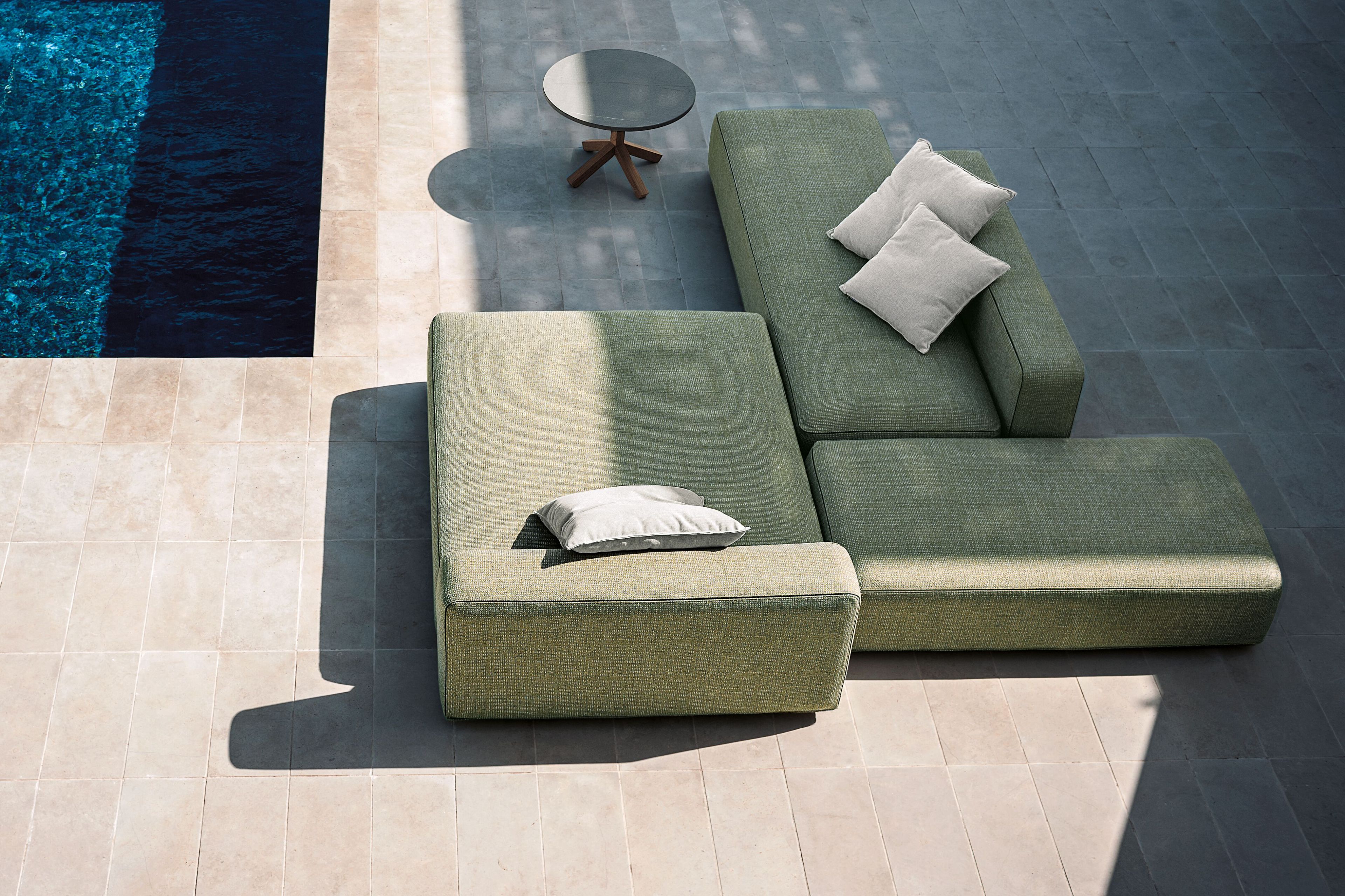 2-местный тканевый садовый диван RODA ARCH-00110366 - Вид №3