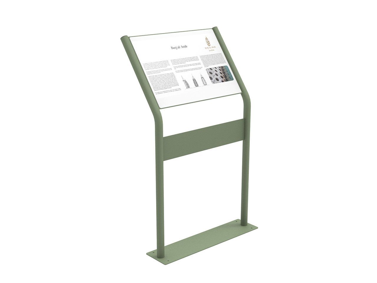 Оцинкованная сталь общественное пространство пюпитр Lazzari FERRARA ARCH-00132169 - Вид №1