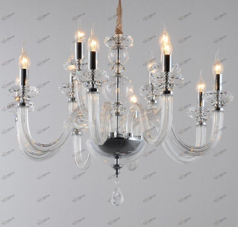 Подвесная люстра Omnilux Scalea OML-89303-12 OMNILUX ДИЗАЙНЕРСКИЕ, SCALEA 279759 Хром 