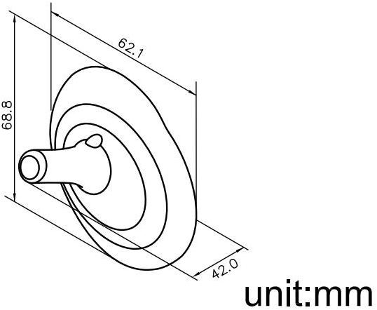 JUSTIME Крючок для полотенца из хромированной латуни Ether 6781-60-80cp - Вид №2