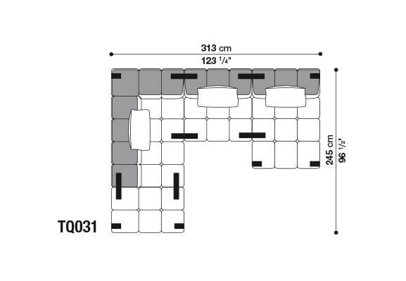 Модульный диван B&B Italia Tufty Time ARCH-00144354 - Вид №67