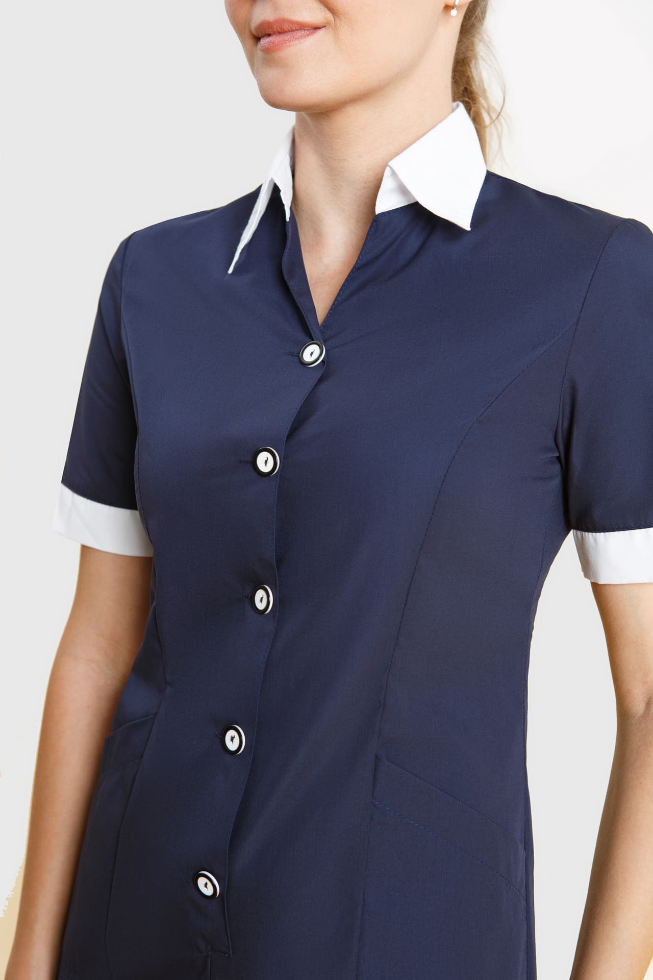 63430 Комплект NAVY (темно-синий) GRACE  Одежда для обслуживающего персонала  размер 42 (XS)  - Вид №7