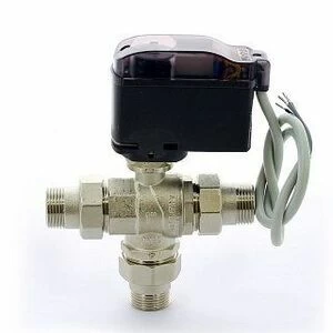 Кран сгон НН 1" 3-ходовой с сервоприводом MODULO COMPACT EMMETI