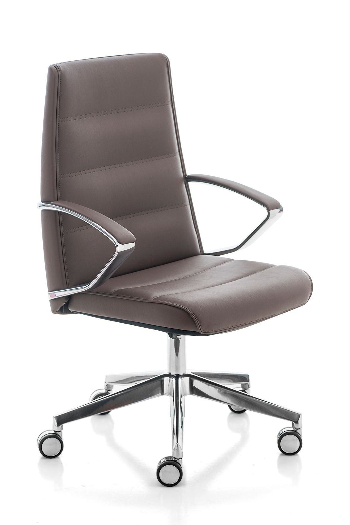 Кожаный офисный стул с 5 спицами Kastel Klivia ARCH-00129297