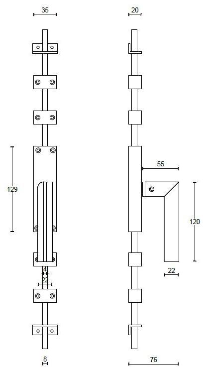 Formani Испанская оконная ручка dk Two K-pbl22 - Вид №1