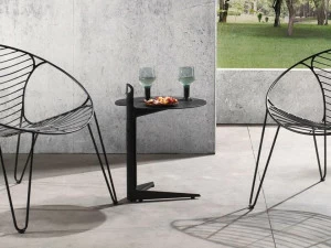 Joli Круглый алюминиевый сервисный столик