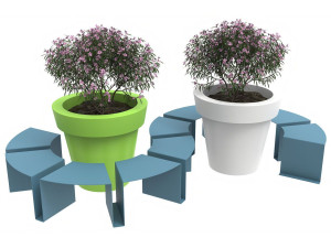 Скамейка / плантатор