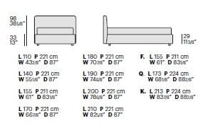 Односпальная кровать для хранения Bolzan Feel ARCH-00054985 - Вид №4