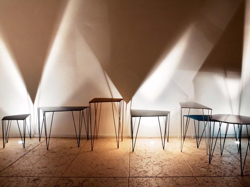 Atipico Круглый журнальный столик из лакированного железа Chele sun-id-1463853 - Вид №2