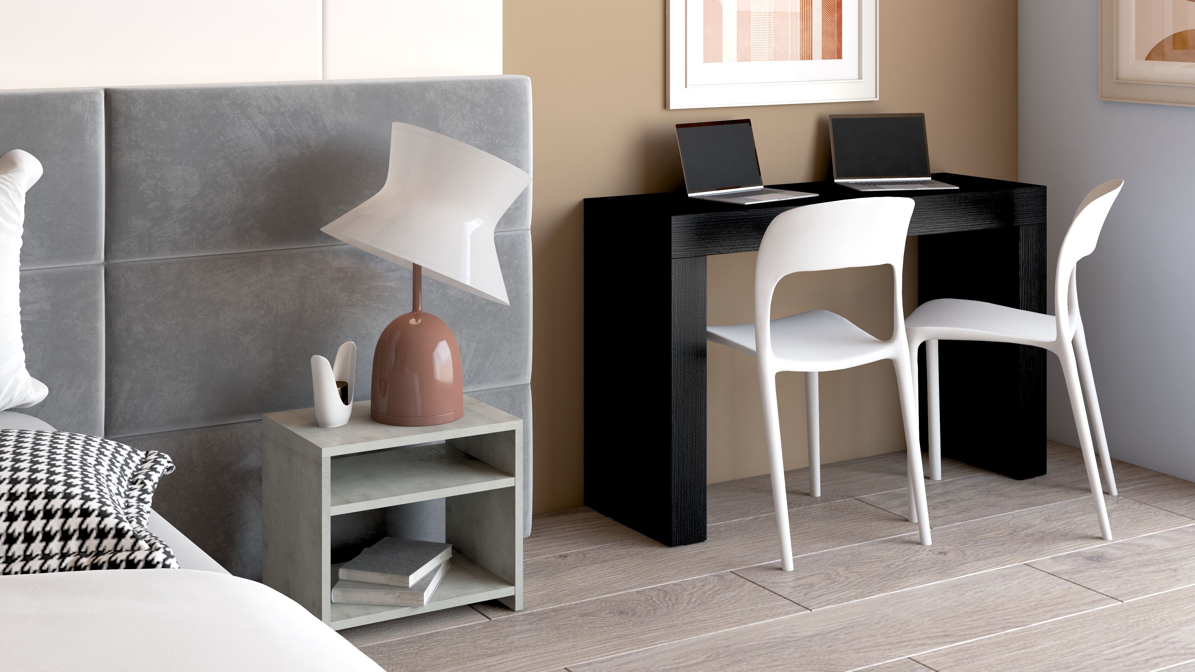 Прямоугольный меламинированный стол с беспроводным зарядным устройством Mobili Fiver Evolution ARCH-00123647 - Вид №10