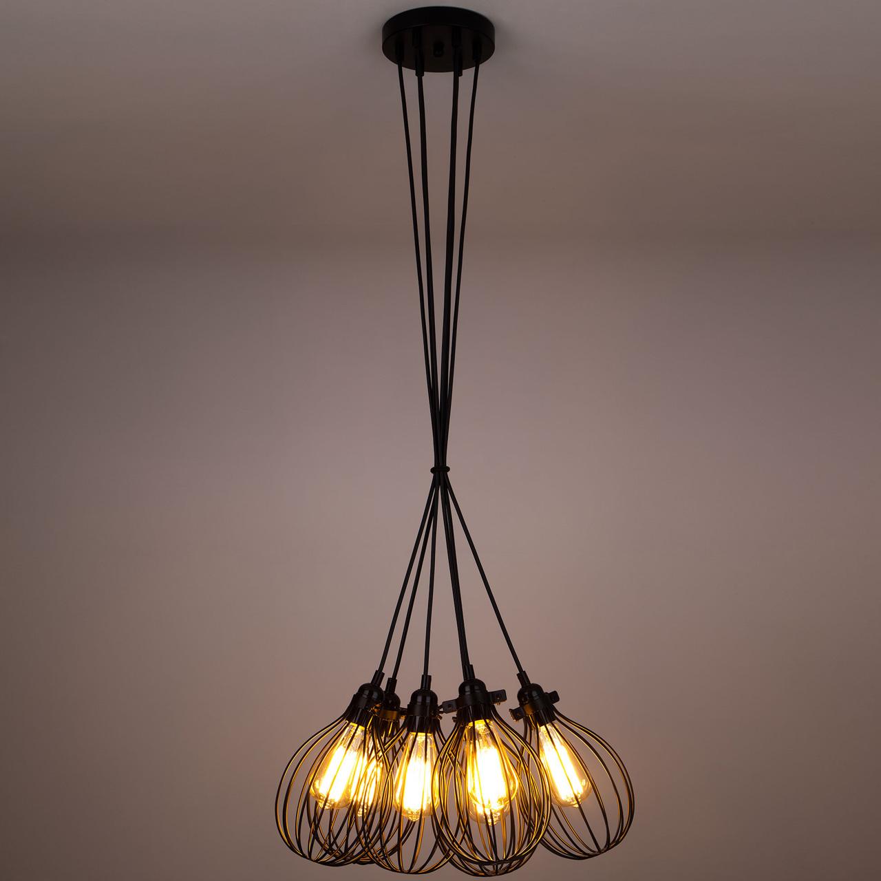 Подвесная люстра Eurosvet Moll 50059/6 черный EUROSVET MOLL 187345 Черный - Вид №3