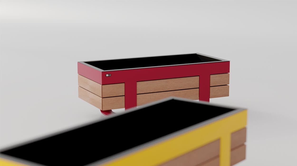 Стальная и деревянная плантатор DIMCAR ARCH-00074627 - Вид №1