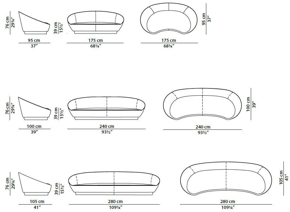 BAXTER Кожаный диван sun-id-1351034 - Вид №6