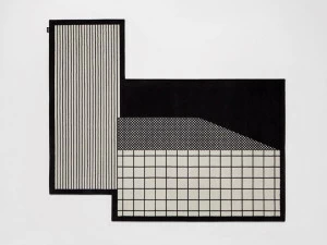 Antonio Lupi Design Бархатный коврик с геометрическими мотивами Tramato Tr653