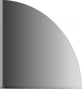 BY 1433 Зеркальная плитка с фацетом 5 mm EVOFORM Refractive