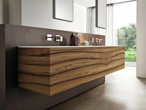 Ideagroup Полная мебель для ванной из ореха Cubik