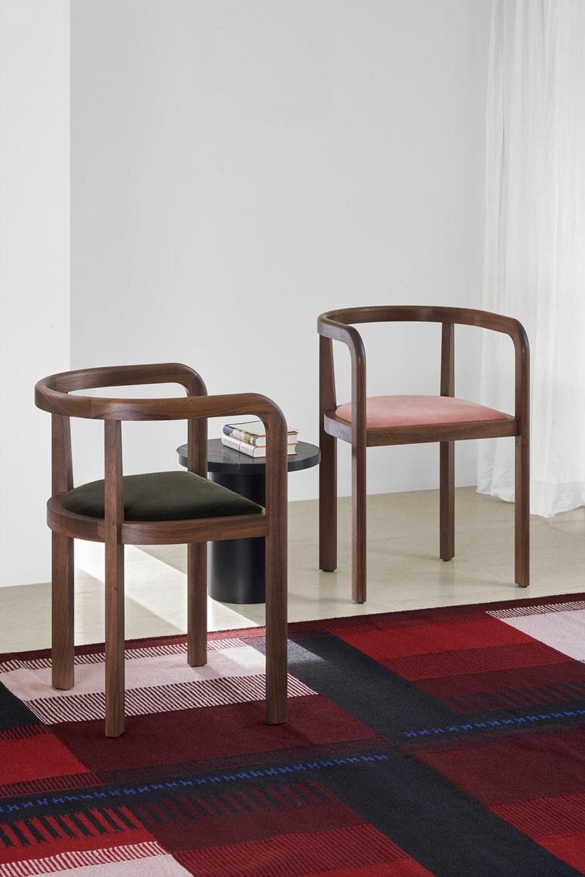 e15 Прямоугольный шерстяной коврик с геометрическими мотивами  Rh02  - Вид №6