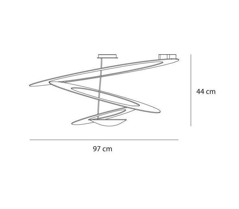 Artemide Pirce 1242010A потолочный 93845 - Вид №2