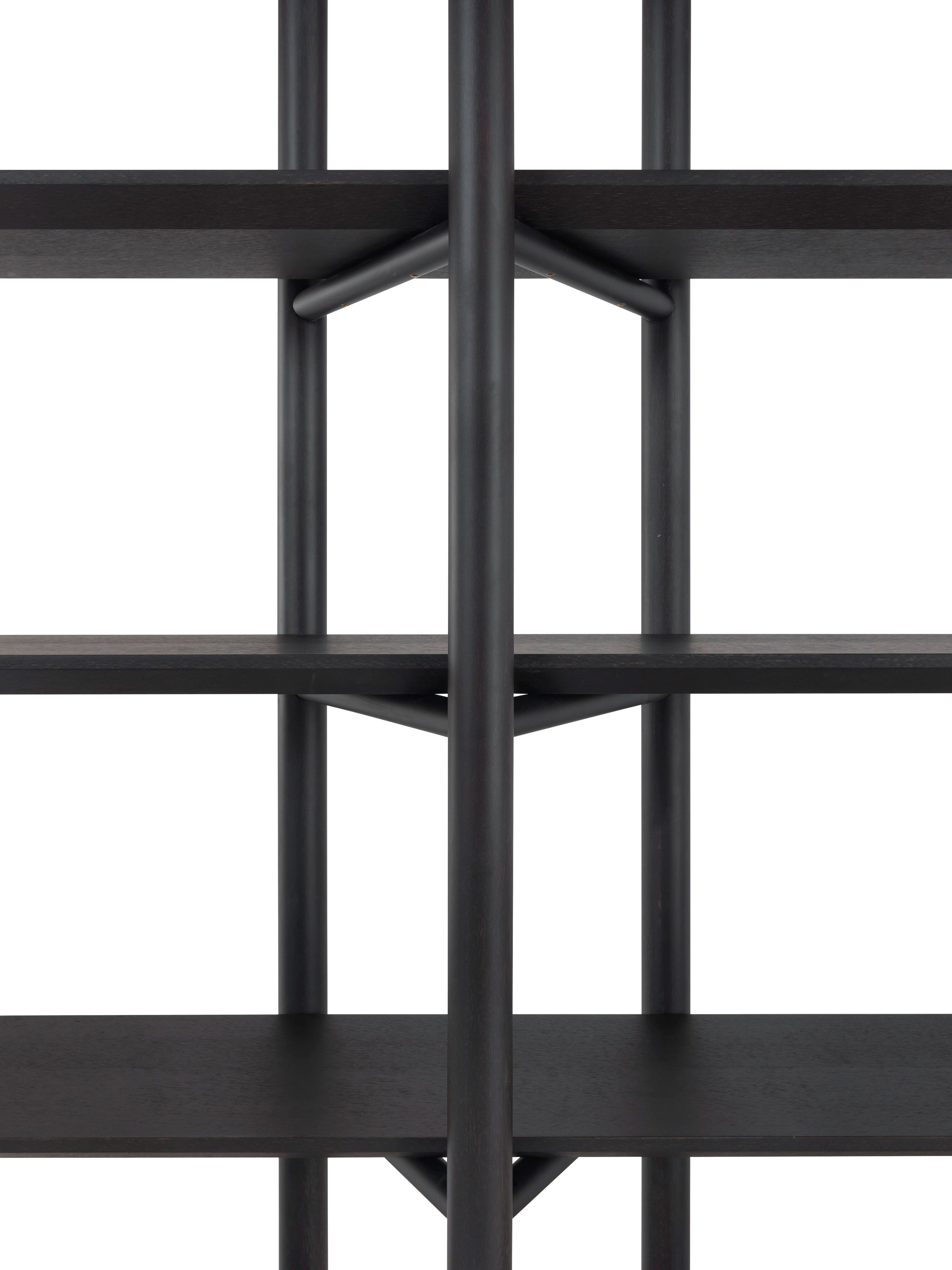 Деревянный двухсторонний книжный шкаф ETRO Home Interiors Woodstock ARCH-00076655 - Вид №3