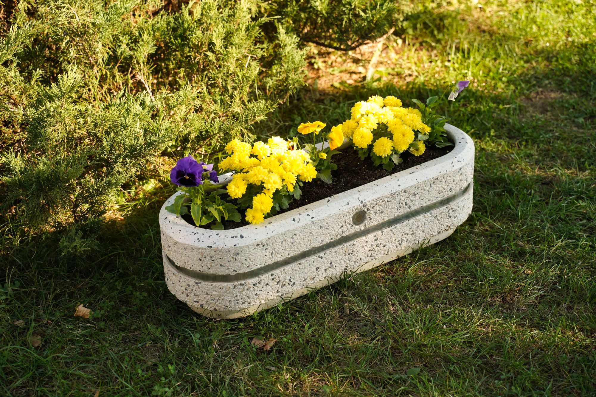 Низкая бетонная плантатор ENCHO ENCHEV - ETE 24/25 ARCH-00056586 - Вид №3