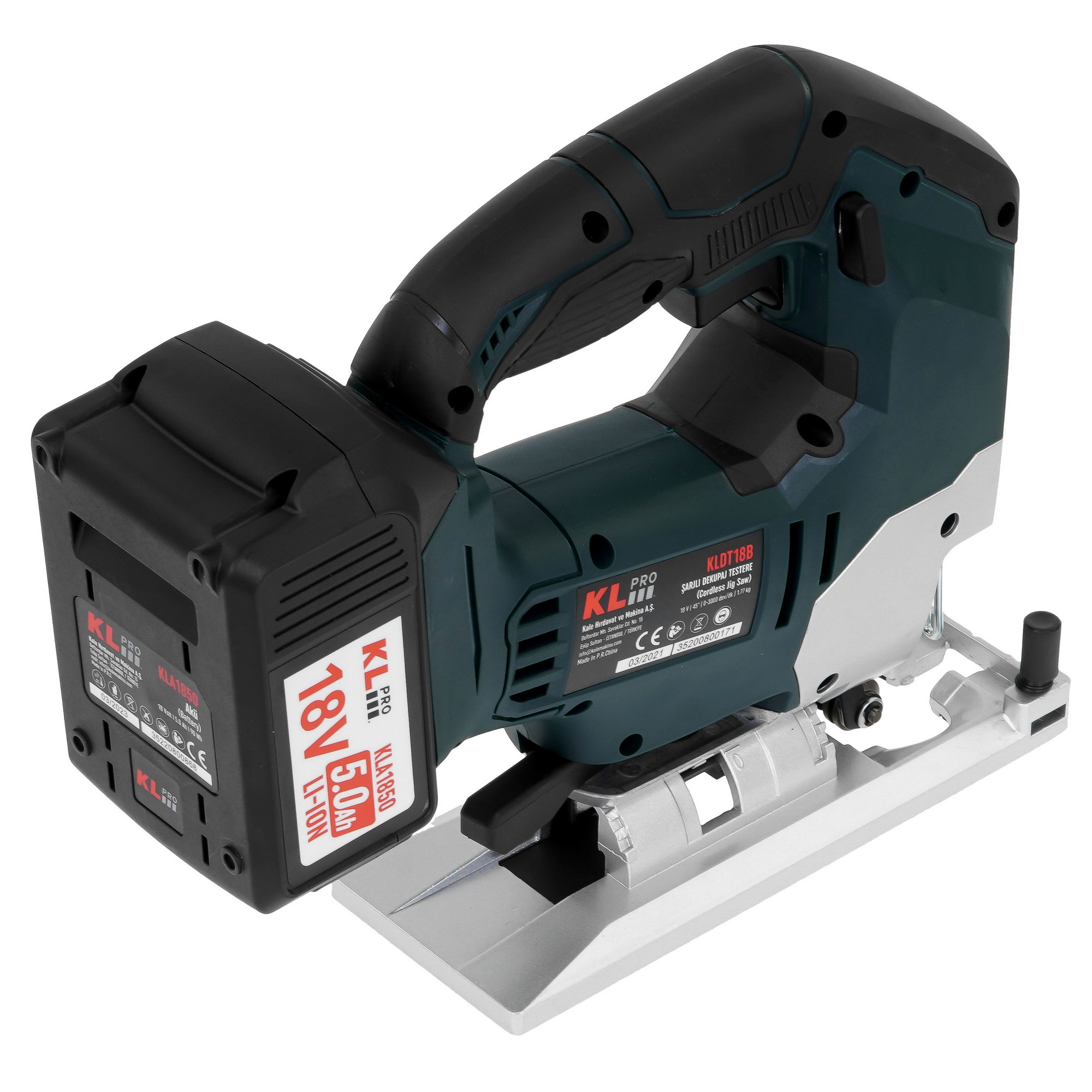 Электрический лобзик KLPRO KLDT18B-50 9150303 STDN-0000700 - Вид №2