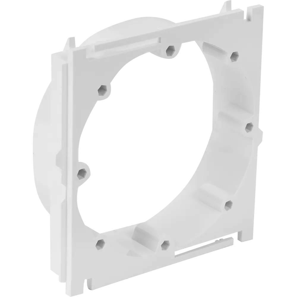 Суппорт для розетки LK45 60 мм на винтах цвет белый LK STUDIO STLM-2129171 - Вид №2