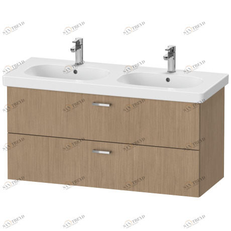 XB619405252 Тумбочка подвесная XBase #XB6194 1150 x 458 мм Европейский дуб, декор Duravit 