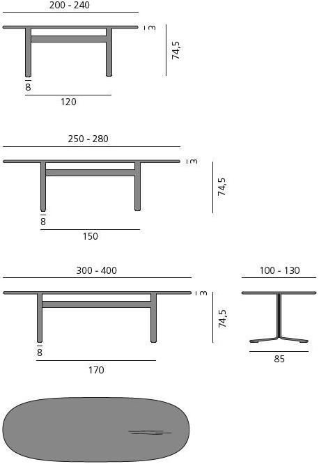 more Овальный обеденный стол из дерева Mount sun-id-1402288 - Вид №7