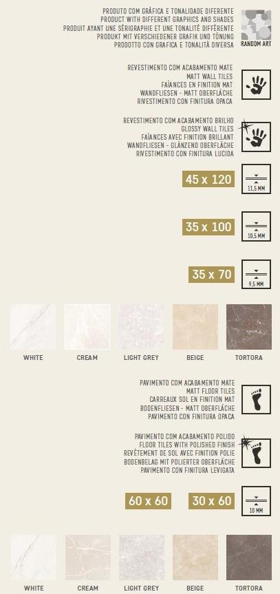 Love Tiles Настенная / напольная плитка с эффектом мрамора Marble sun-id-1406838 - Вид №10