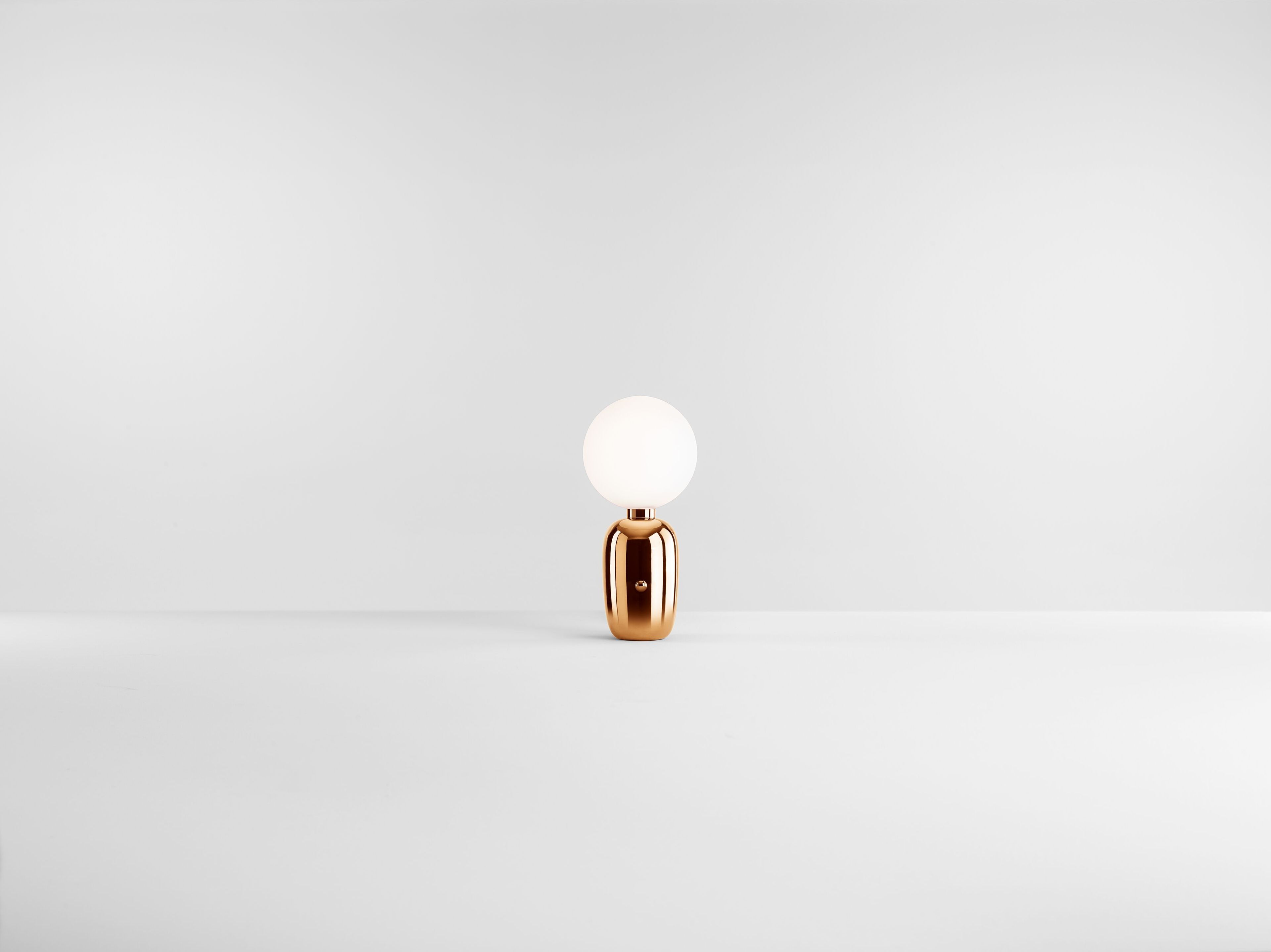 Керамическая и опаловая стеклянная настольная лампа с диммером PARACHILNA Aballs ARCH-00068946 - Вид №21