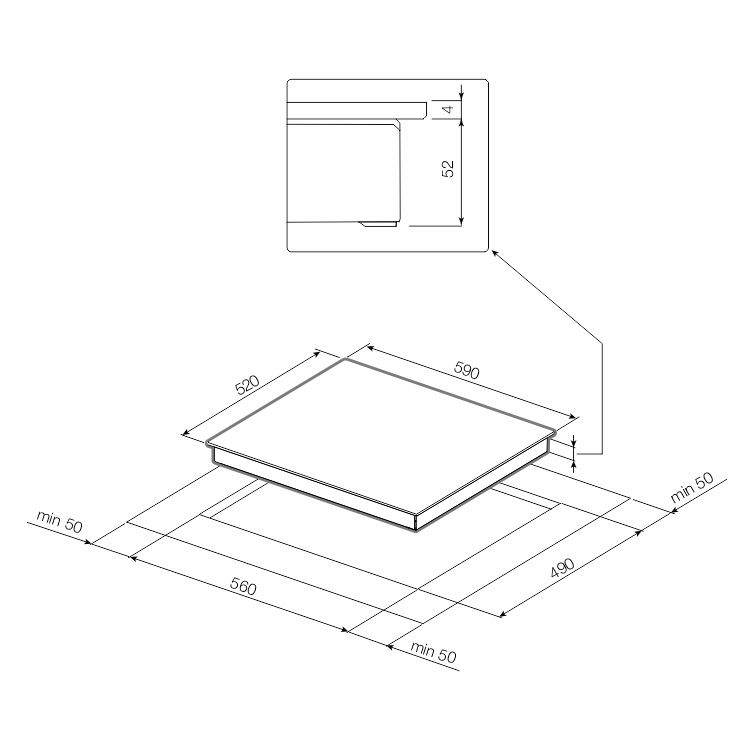 1319592 Индукционная варочная поверхность Graude IK 60.2 B STDN-0099756 - Вид №4