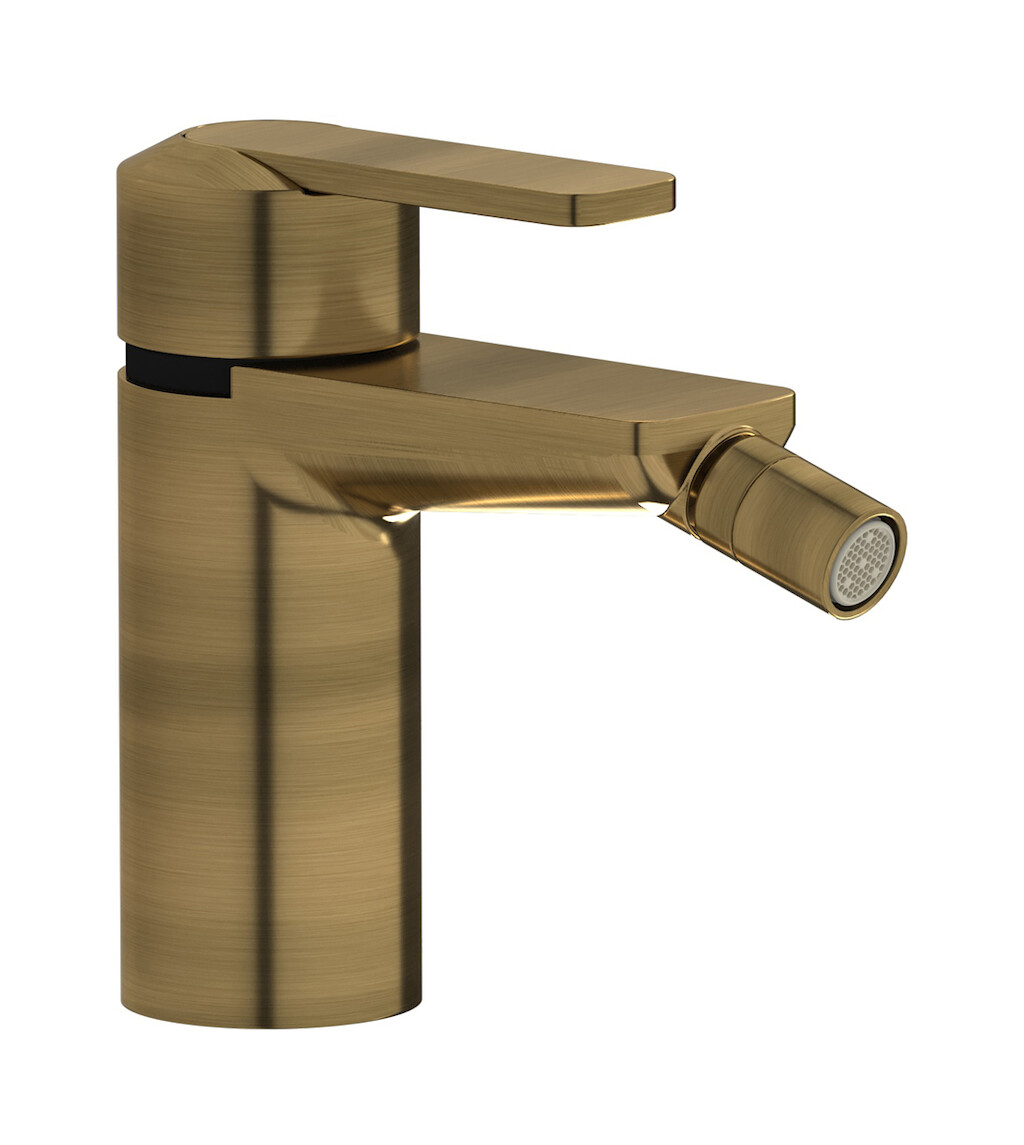 Смеситель для биде на 1 отверстие в комплекте с донным клапаном. WE ARE IB c6220mb Modern Bronze C-67