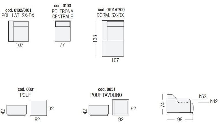 Egoitaliano 4-х местный кожаный диван Kongens sun-id-1457140 - Вид №2