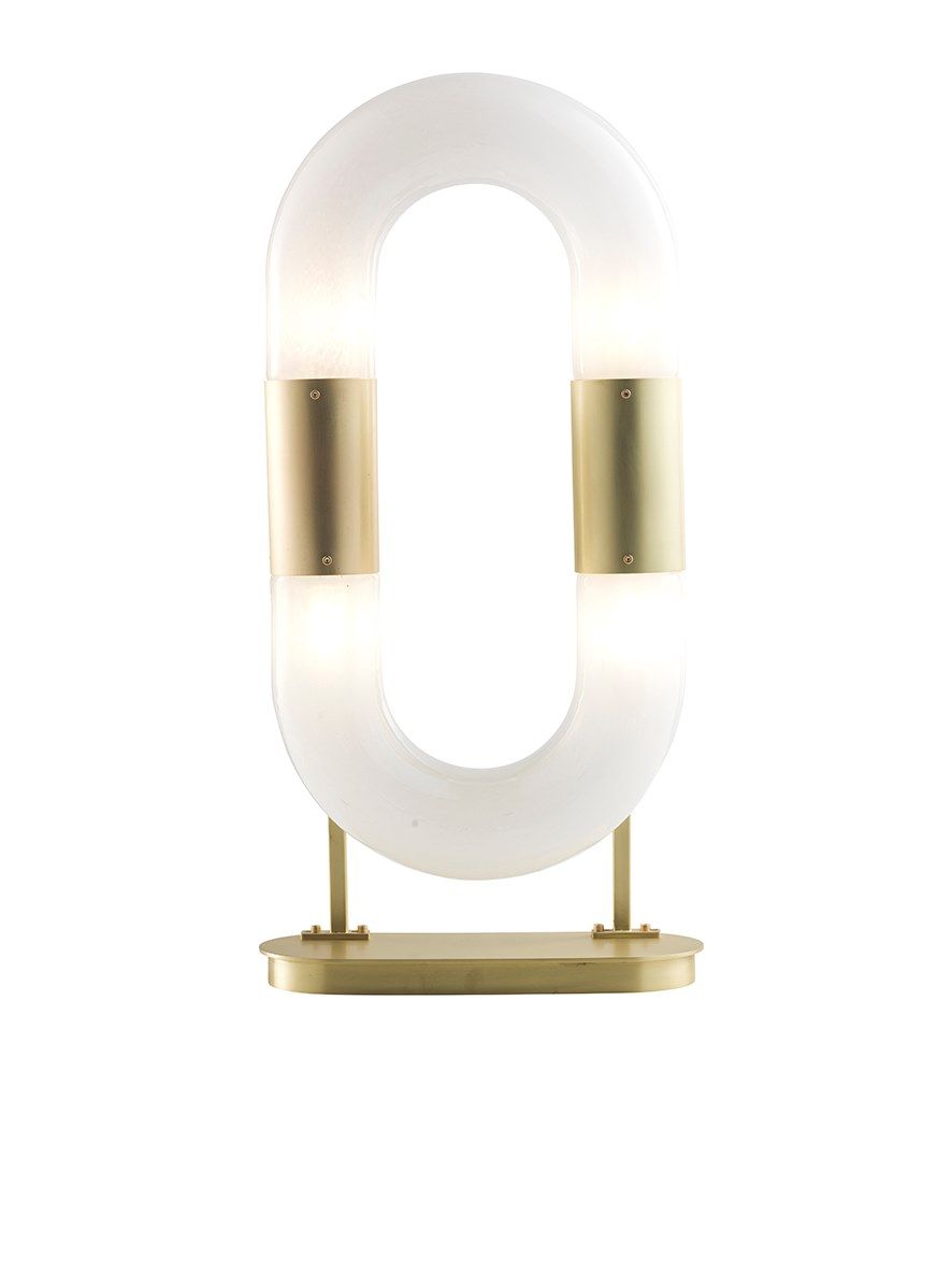 Светодиодная настольная лампа из дутого стекла STILLUX LIGHTING LAB 21010/LG ARCH-00084180 - Вид №5