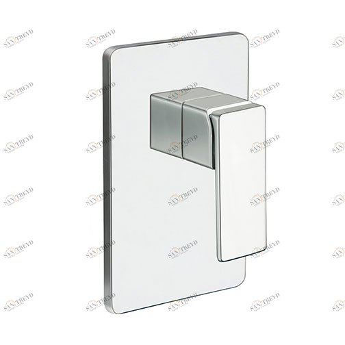 CRIQS686 Наружные части смесителя для душа CRICS535 с металлической пластиной Cristina Rubinetterie 