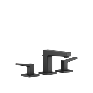 ДОРНБРАХТ ЯРРЕ Смеситель для раковины на три отверстия с донным клапаном - Мягкий черный