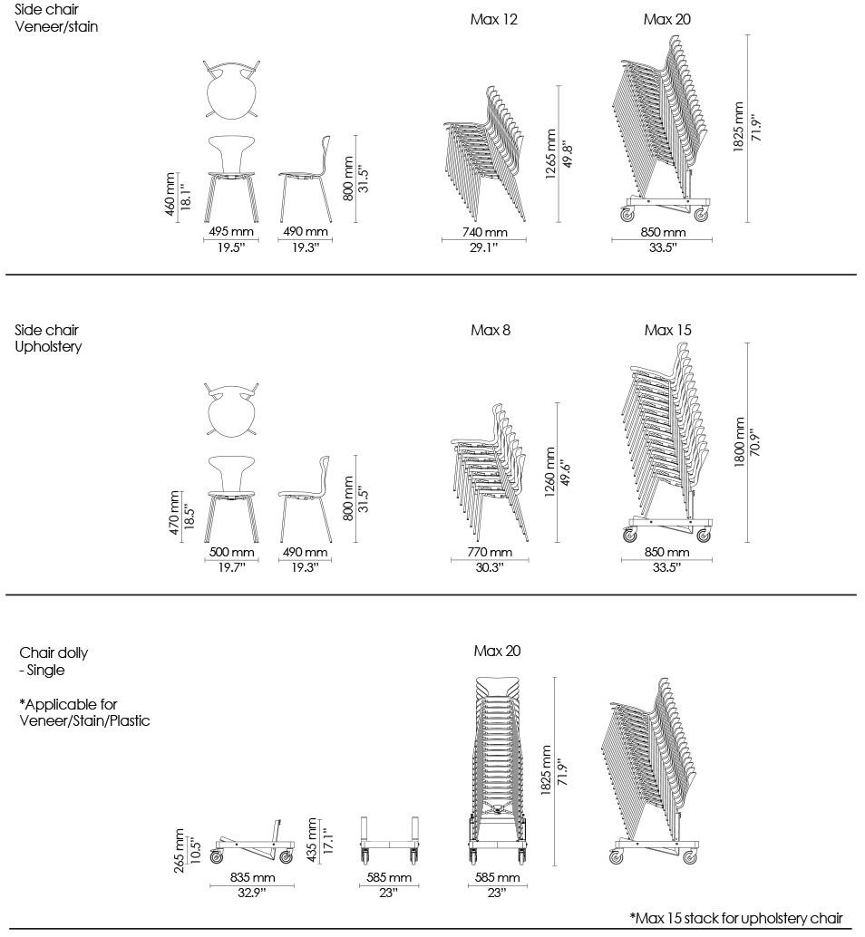 Howe Штабелируемое кожаное кресло Munkegaard chair sun-id-1486412 - Вид №7