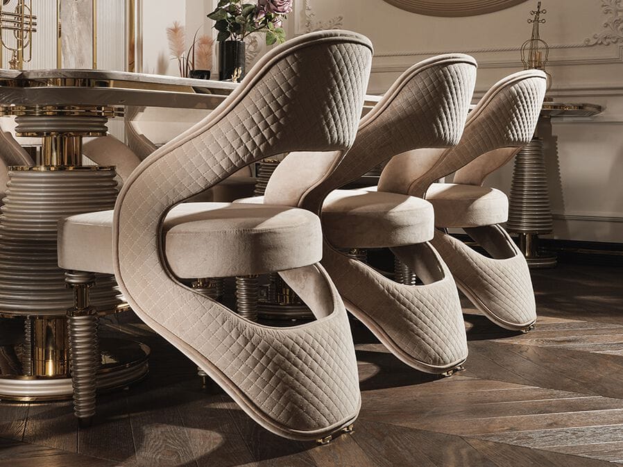 Мягкий тканевый стул с подлокотниками Zebrano Quintus ARCH-00151304