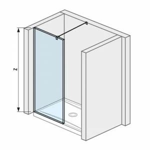 JIKA Кабина душевая  H268420 Cubito Pure