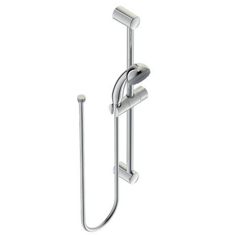 BA188AA Душевой набор со штангой 600 мм, лейка 2-ф Ø70 мм VIDIMA SEVA JET 