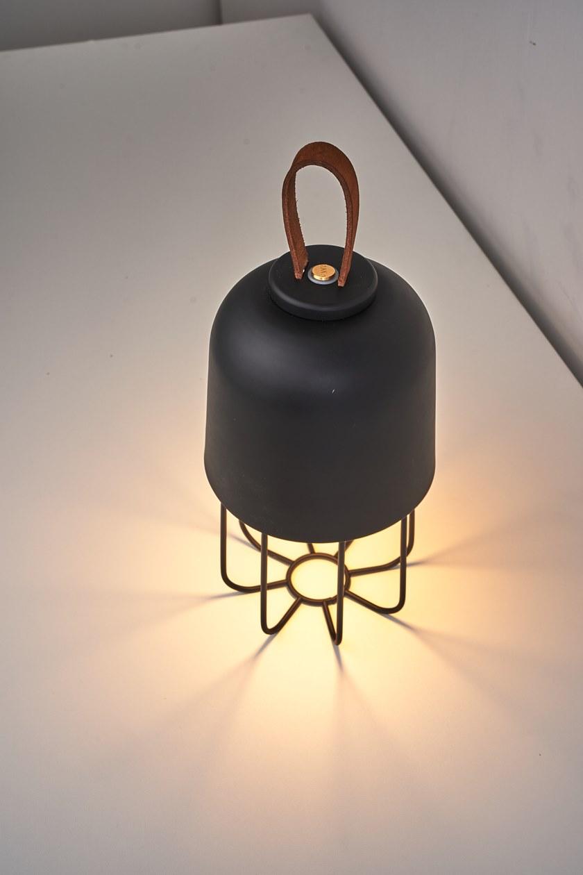 ZAVA Светодиодная настольная лампа из железа и стекла без проводов Medù sun-id-1489702 - Вид №2