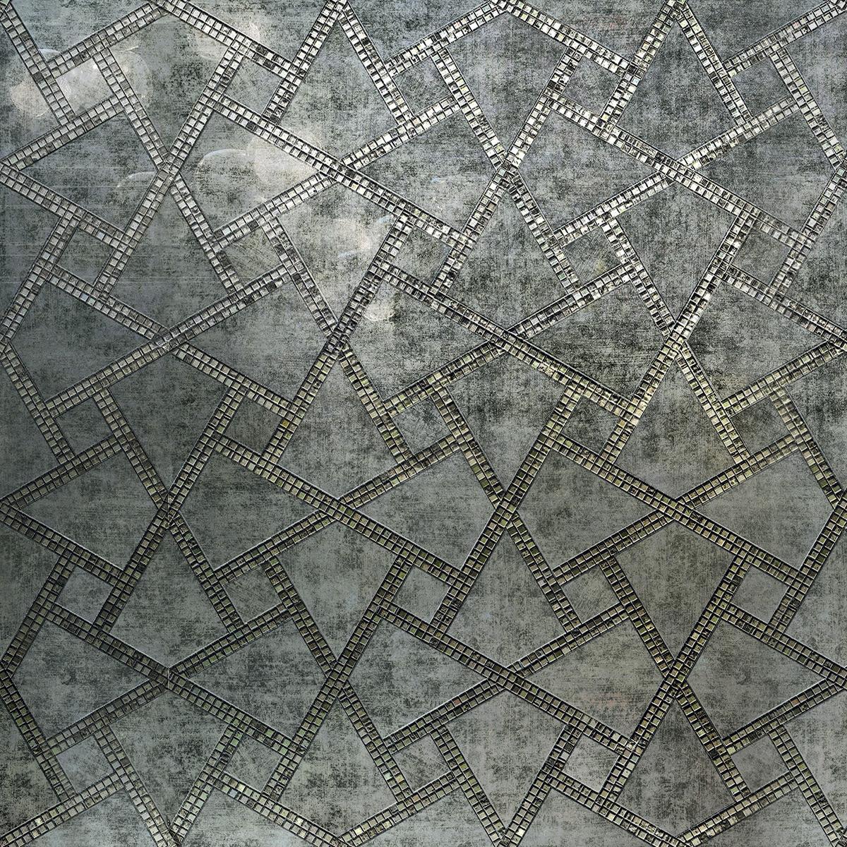 SICIS Atlas Black Per-Grey Vetrite Tile sun-id-1991300 - Вид №62