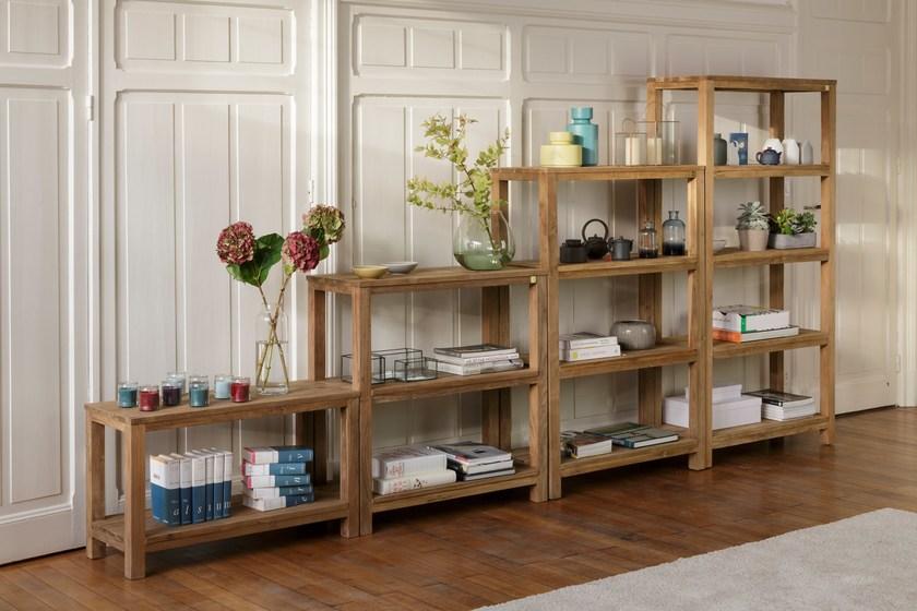 Kok Maison Модульный открытый книжный шкаф из тика Drift sun-id-1504253 - Вид №1