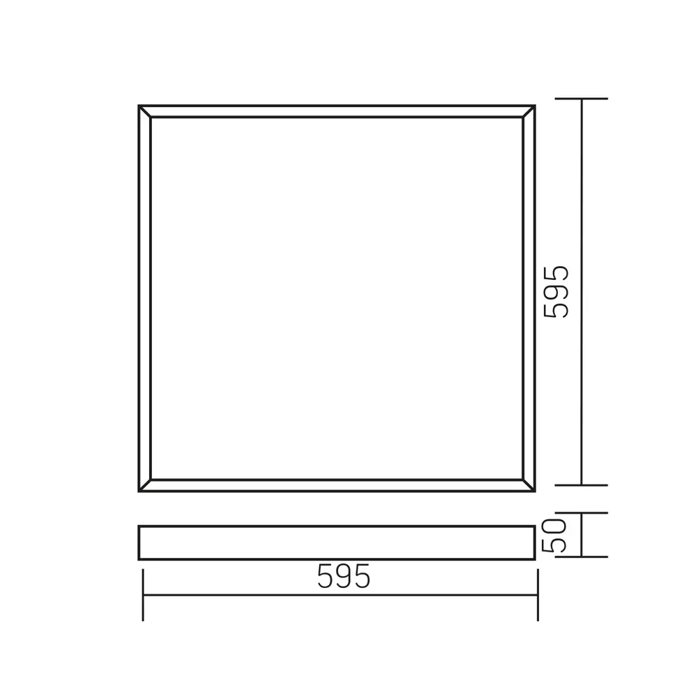Панель светодиодная Varton 595/595/50 PRS EM 30 Вт 595x595 мм 3750 K IP40 82656299 STLM-2212392  - Вид №8