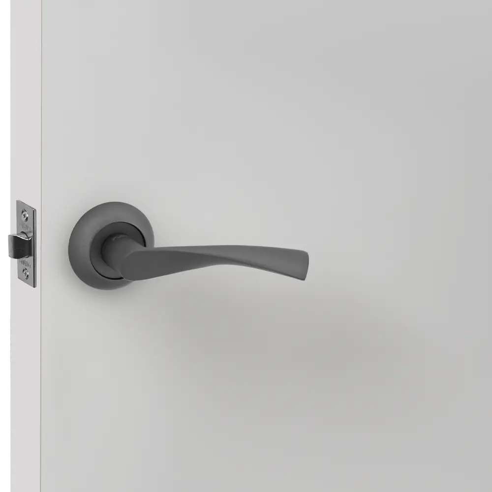 Дверные ручки PUNTO Crona графит для межкомнатных и входных дверей 85203507 STLM-0059865 - Вид №4