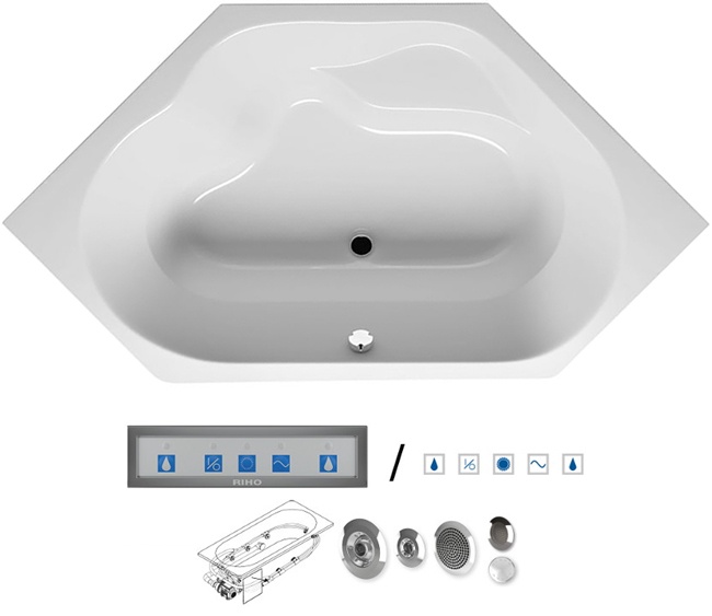 BA4800500000000_pro6 Ванна Riho Winnipeg Santreyd - Вид №1