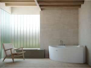 2-местная прямоугольная ванна с гидромассажем