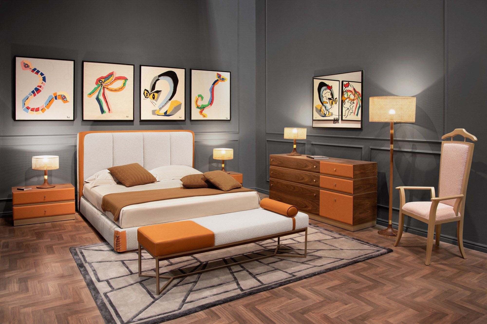 Двуспальная мягкая кровать Formitalia Clarissa ARCH-00088062 - Вид №3