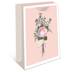 Подарочный пакет Арт и дизайн 26x32x12 см цвет разноцветный